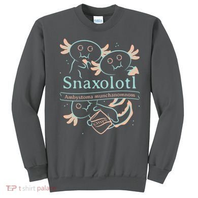 Snaxolotl Cute Axolotl Chips Sweatshirt