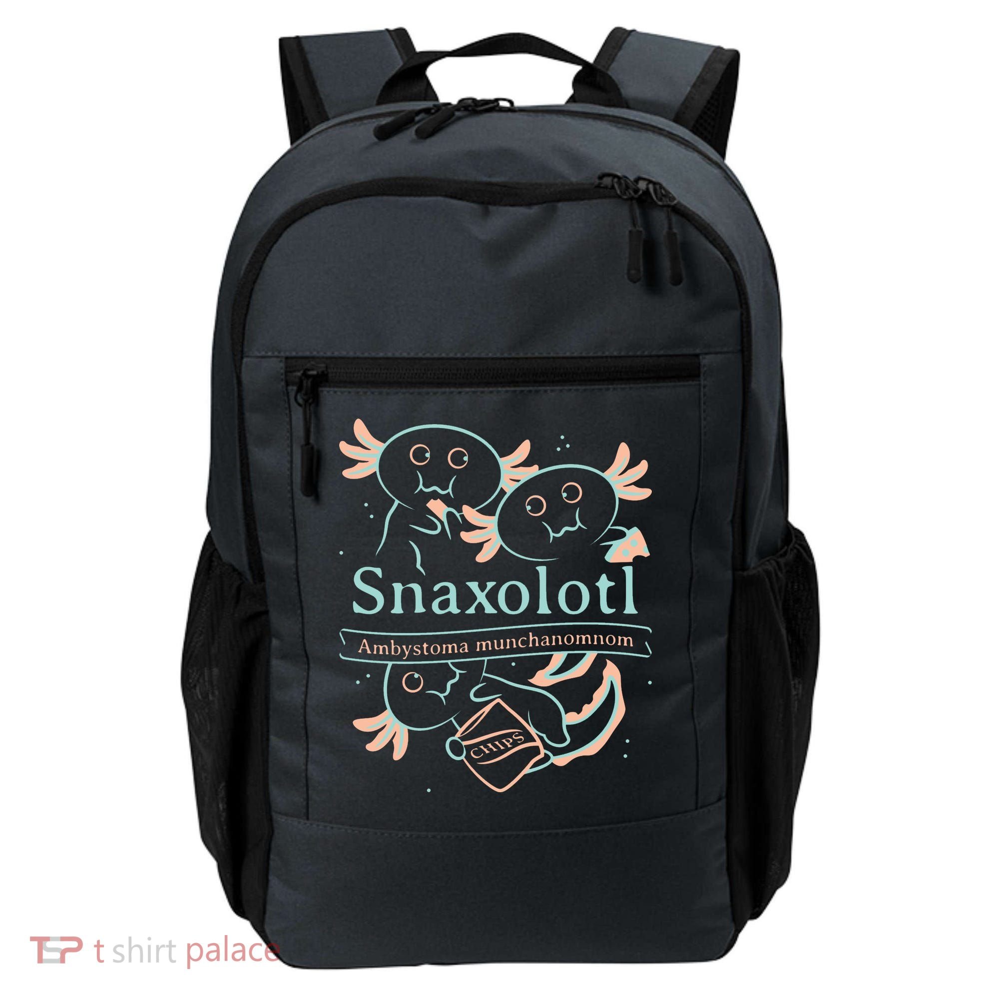 Snaxolotl Cute Axolotl Chips Backpack