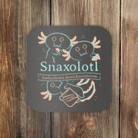 Snaxolotl Cute Axolotl Chips Coaster thumb 0