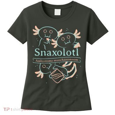 Snaxolotl Cute Axolotl Chips Women's T-Shirt