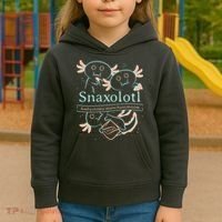 Snaxolotl Cute Axolotl Chips Kids Hoodie thumb 3