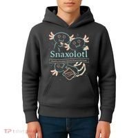 Snaxolotl Cute Axolotl Chips Kids Hoodie thumb 4
