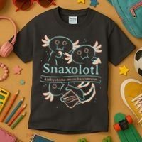 Snaxolotl Cute Axolotl Chips Kids T-Shirt thumb 3