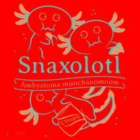 Snaxolotl Cute Axolotl Chips Santa Hat thumb 1