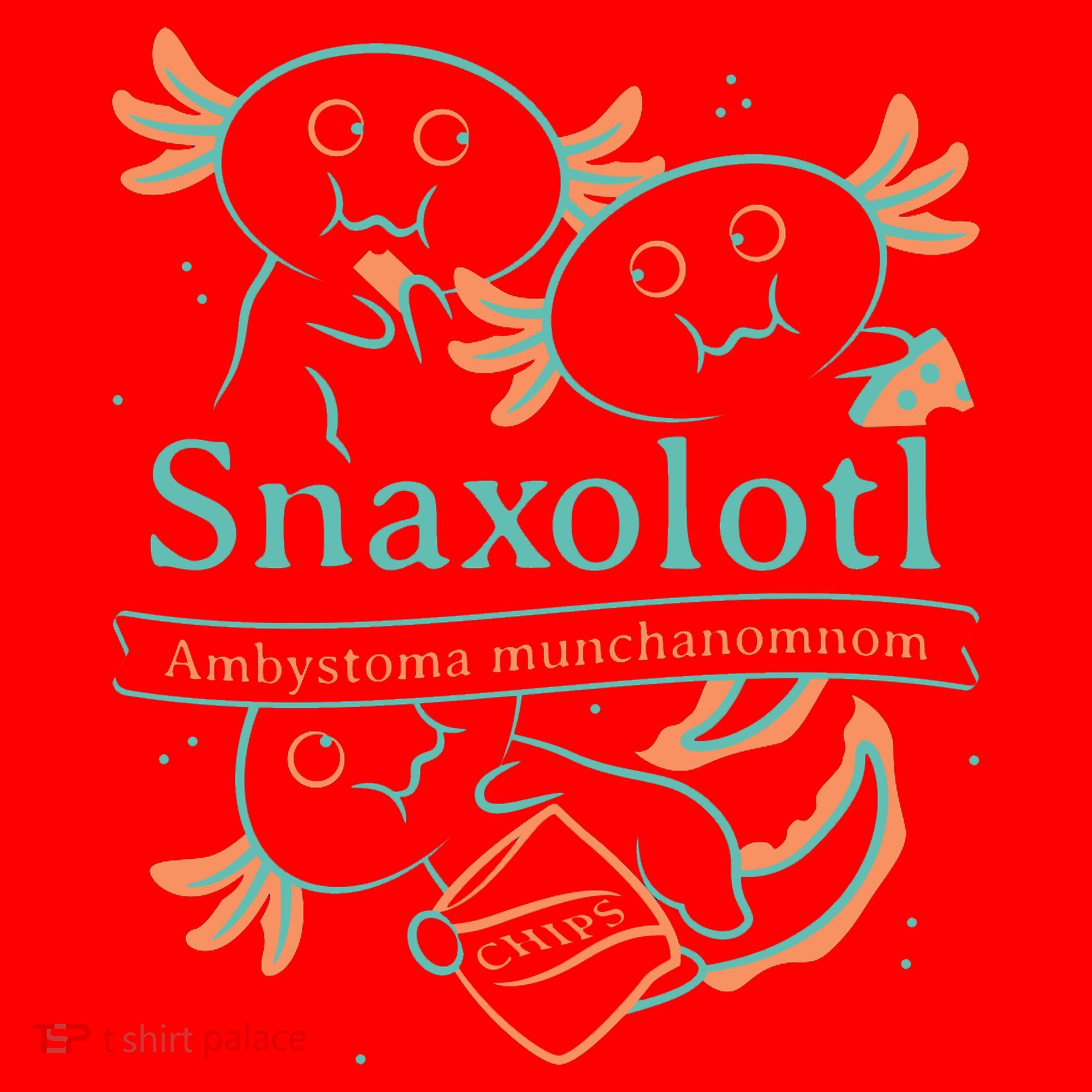 Snaxolotl Cute Axolotl Chips Santa Hat