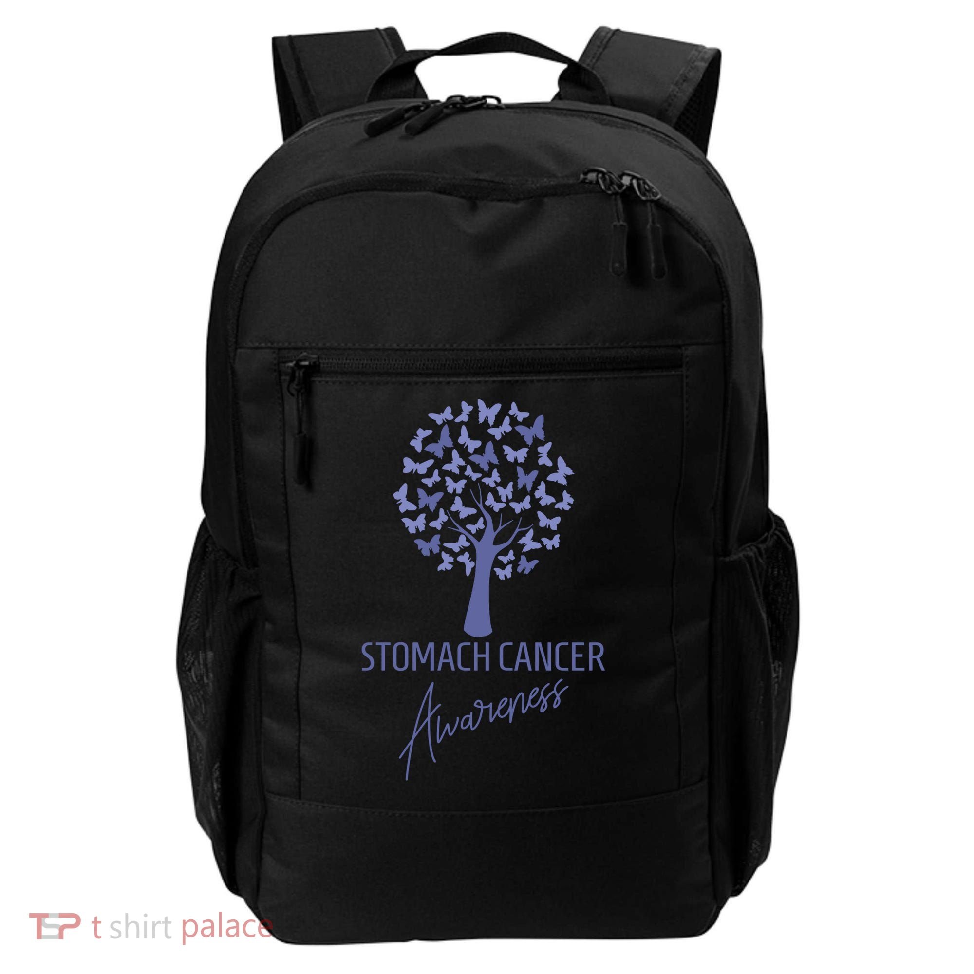 Stomach Cancer Awareness Butterfly Tree Motivational Gift Cute Gift Backpack