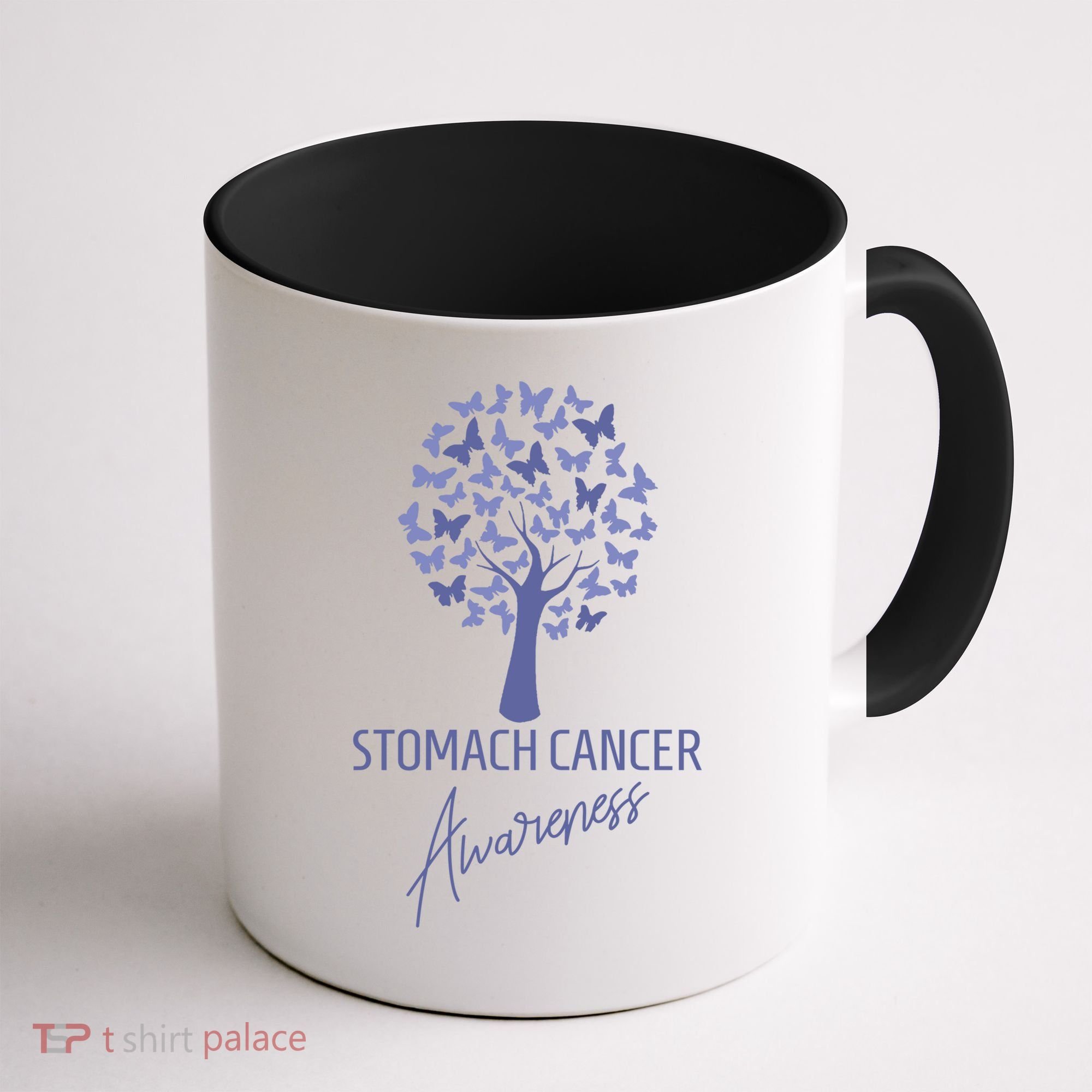 Stomach Cancer Awareness Butterfly Tree Motivational Gift Cute Gift Coffee Mug