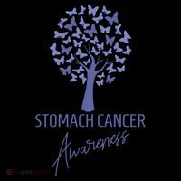 Stomach Cancer Awareness Butterfly Tree Motivational Gift Cute Gift Coffee Mug thumb 5