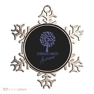Stomach Cancer Awareness Butterfly Tree Motivational Gift Cute Gift Ornament