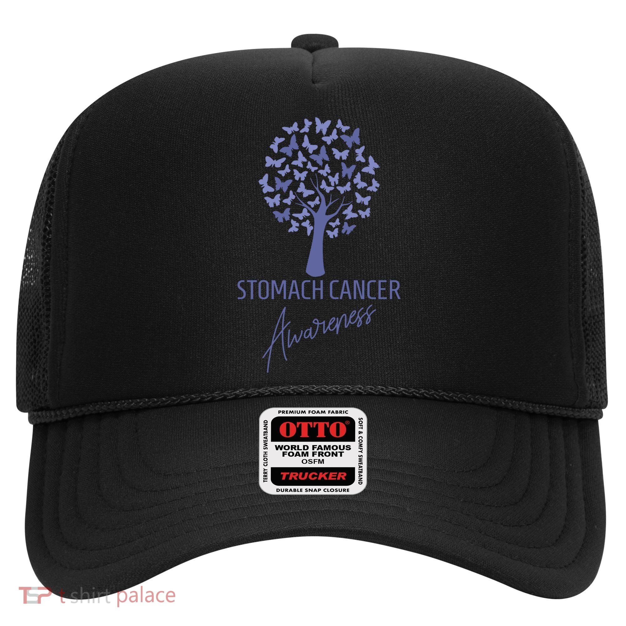 Stomach Cancer Awareness Butterfly Tree Motivational Gift Cute Gift Hat