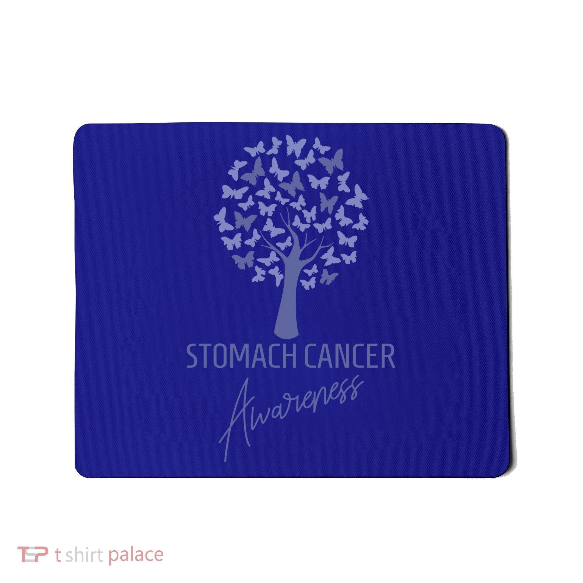 Stomach Cancer Awareness Butterfly Tree Motivational Gift Cute Gift Mousepad