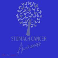 Stomach Cancer Awareness Butterfly Tree Motivational Gift Cute Gift Mousepad thumb 1