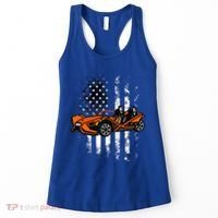 Slingshot Car American Usa Flag 4th Of July Slingshot Car Women's Tank Top thumb 0