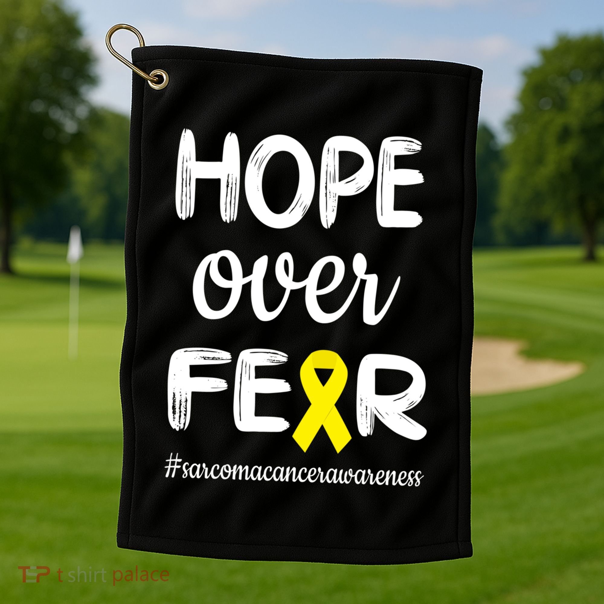Sarcoma Cancer Awareness Sarcoma Cancer Warrior Cute Gift Golf Towel