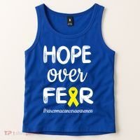 Sarcoma Cancer Awareness Sarcoma Cancer Warrior Cute Gift Tank Top thumb 2