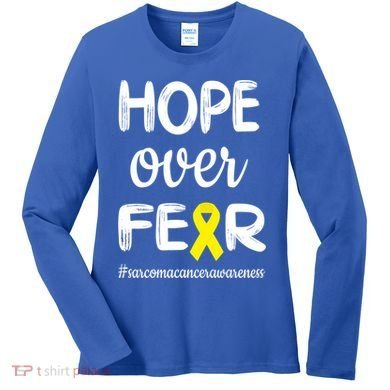 Sarcoma Cancer Awareness Sarcoma Cancer Warrior Cute Gift Women's Long Sleeve Shirt