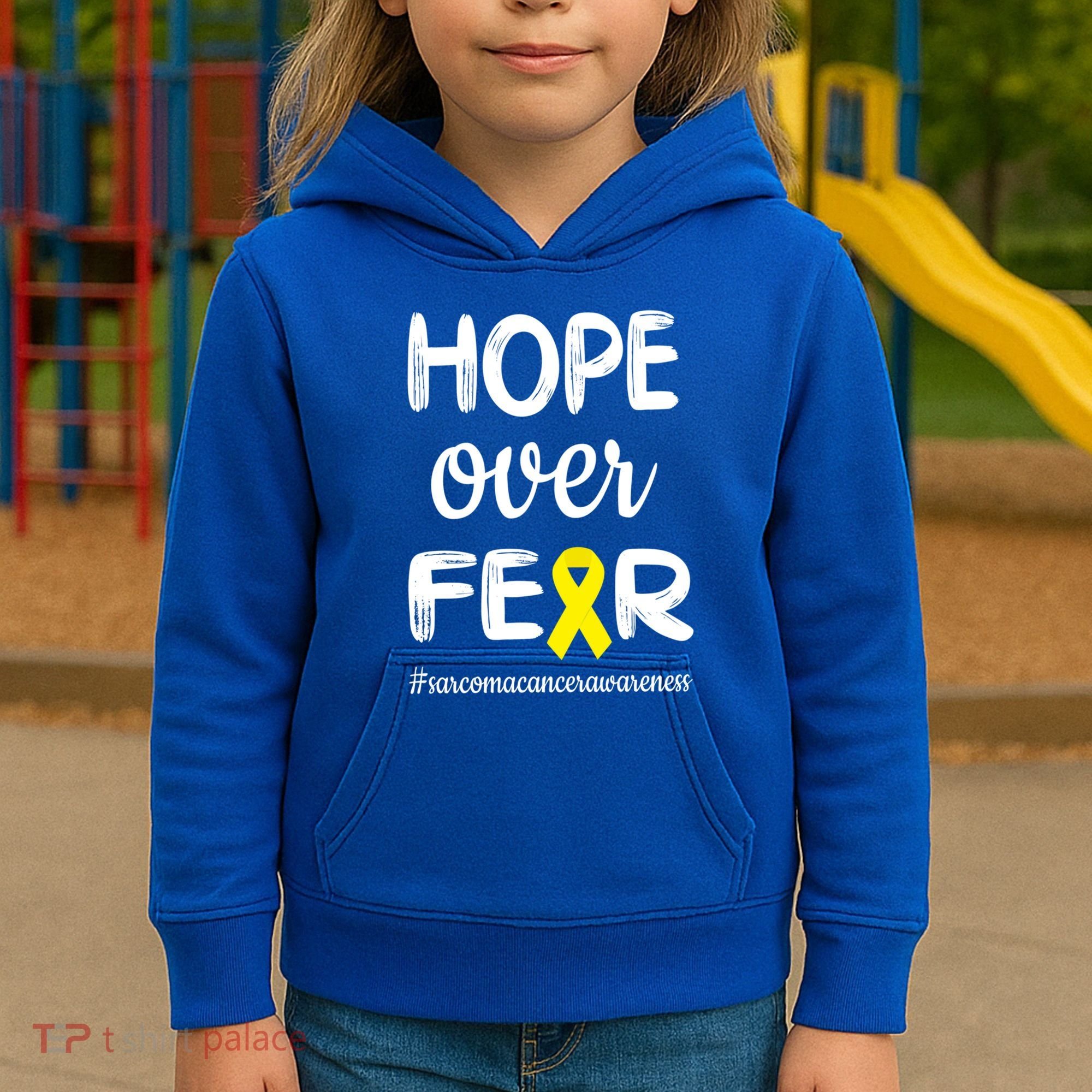 Sarcoma Cancer Awareness Sarcoma Cancer Warrior Cute Gift Kids Hoodie