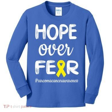 Sarcoma Cancer Awareness Sarcoma Cancer Warrior Cute Gift Kids Long Sleeve Shirt