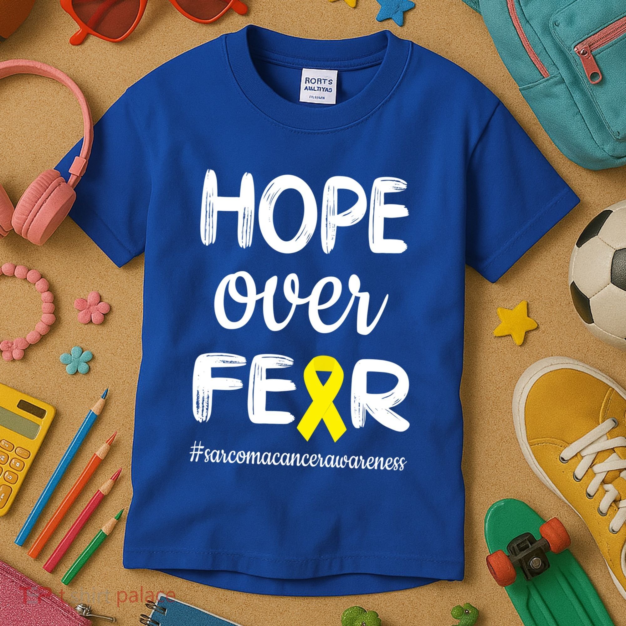 Sarcoma Cancer Awareness Sarcoma Cancer Warrior Cute Gift Kids T-Shirt