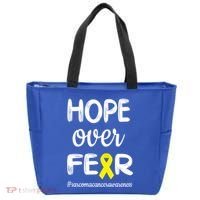 Sarcoma Cancer Awareness Sarcoma Cancer Warrior Cute Gift Tote Bag thumb 0