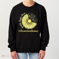 Sarcoma Cancer Awareness Yellow Sunflower Sarcoma Awareness Women's Sweatshirt thumb 0