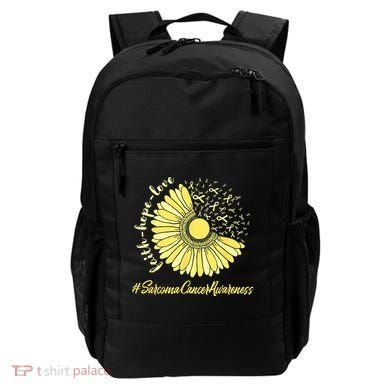 Sarcoma Cancer Awareness Yellow Sunflower Sarcoma Awareness Backpack