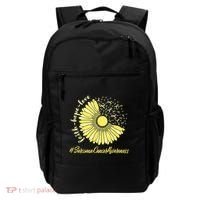 Sarcoma Cancer Awareness Yellow Sunflower Sarcoma Awareness Backpack thumb 0