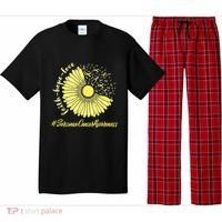 Sarcoma Cancer Awareness Yellow Sunflower Sarcoma Awareness Pajama Set thumb 0