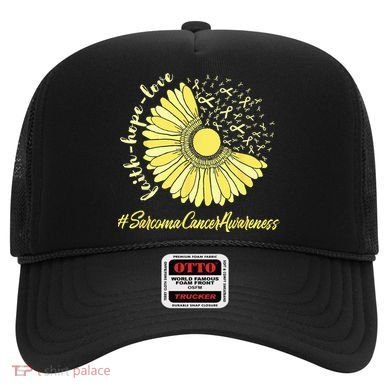 Sarcoma Cancer Awareness Yellow Sunflower Sarcoma Awareness Hat