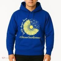 Sarcoma Cancer Awareness Yellow Sunflower Sarcoma Awareness Hoodie thumb 2