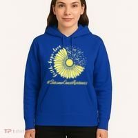 Sarcoma Cancer Awareness Yellow Sunflower Sarcoma Awareness Hoodie thumb 5