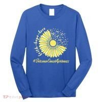 Sarcoma Cancer Awareness Yellow Sunflower Sarcoma Awareness Long Sleeve Shirt thumb 0