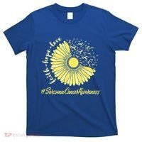 Sarcoma Cancer Awareness Yellow Sunflower Sarcoma Awareness T-Shirt thumb 0