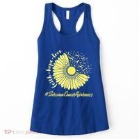 Sarcoma Cancer Awareness Yellow Sunflower Sarcoma Awareness Women's Tank Top thumb 0