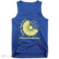 Sarcoma Cancer Awareness Yellow Sunflower Sarcoma Awareness Tank Top thumb 0