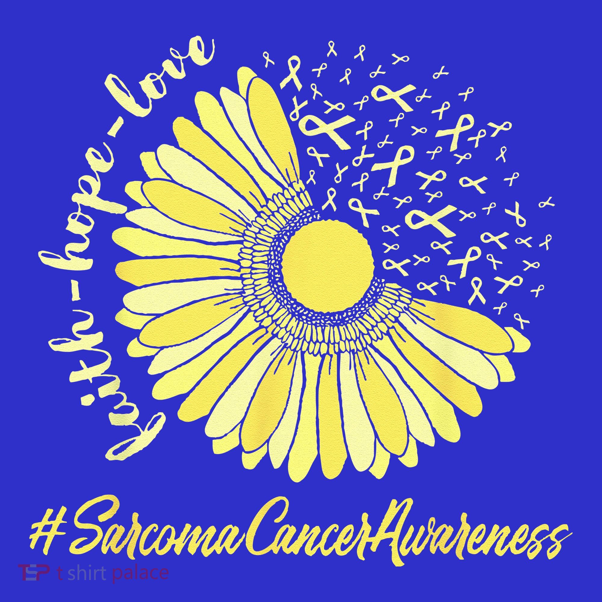 Sarcoma Cancer Awareness Yellow Sunflower Sarcoma Awareness Visor