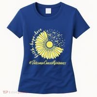 Sarcoma Cancer Awareness Yellow Sunflower Sarcoma Awareness Women's T-Shirt thumb 0