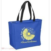 Sarcoma Cancer Awareness Yellow Sunflower Sarcoma Awareness Tote Bag thumb 2