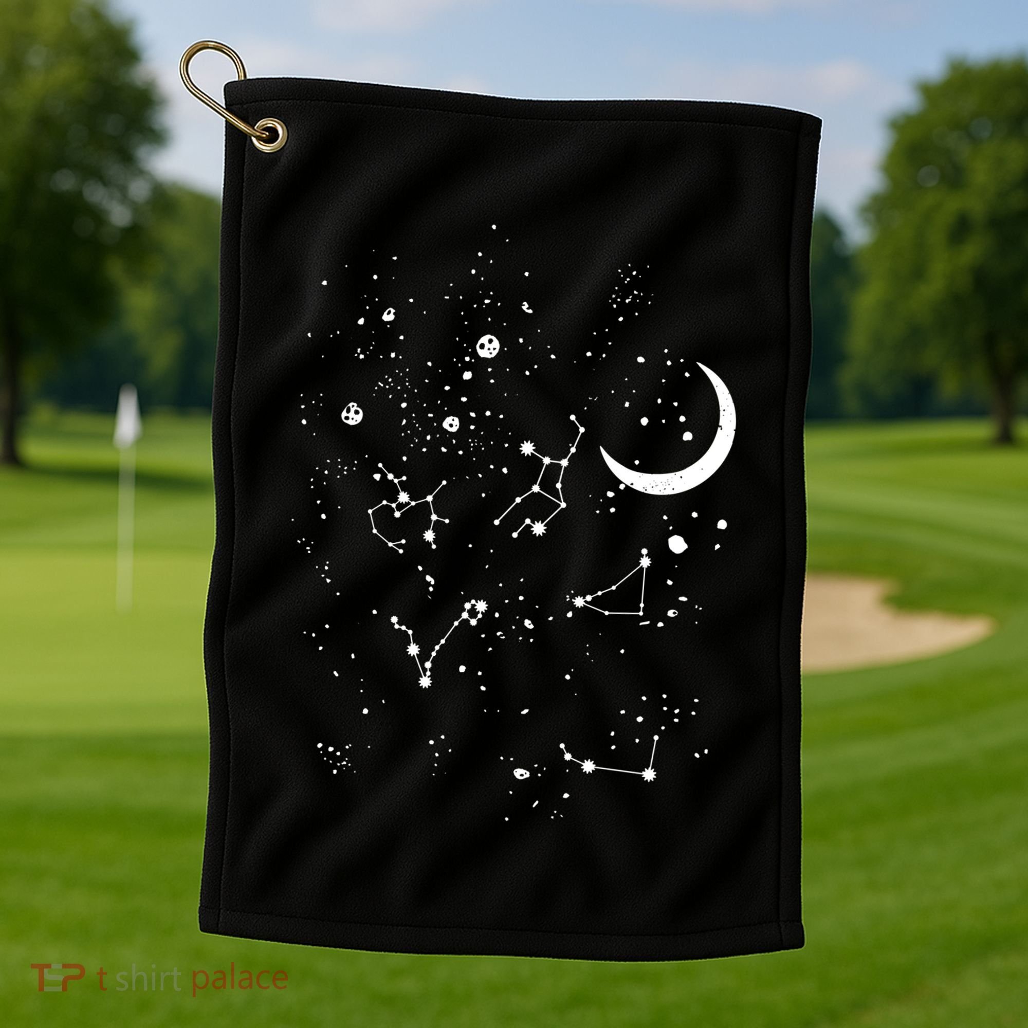 Stargazing Constellation Astronomy Lover Great Gift Golf Towel