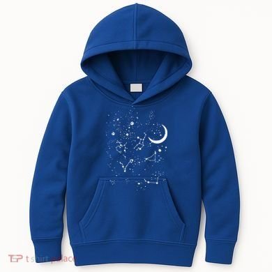 Stargazing Constellation Astronomy Lover Great Gift Kids Hoodie