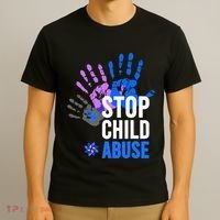 Stop Child Abuse Child Abuse Prevention Awareness T-Shirt thumb 3