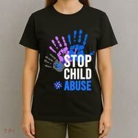 Stop Child Abuse Child Abuse Prevention Awareness T-Shirt thumb 4