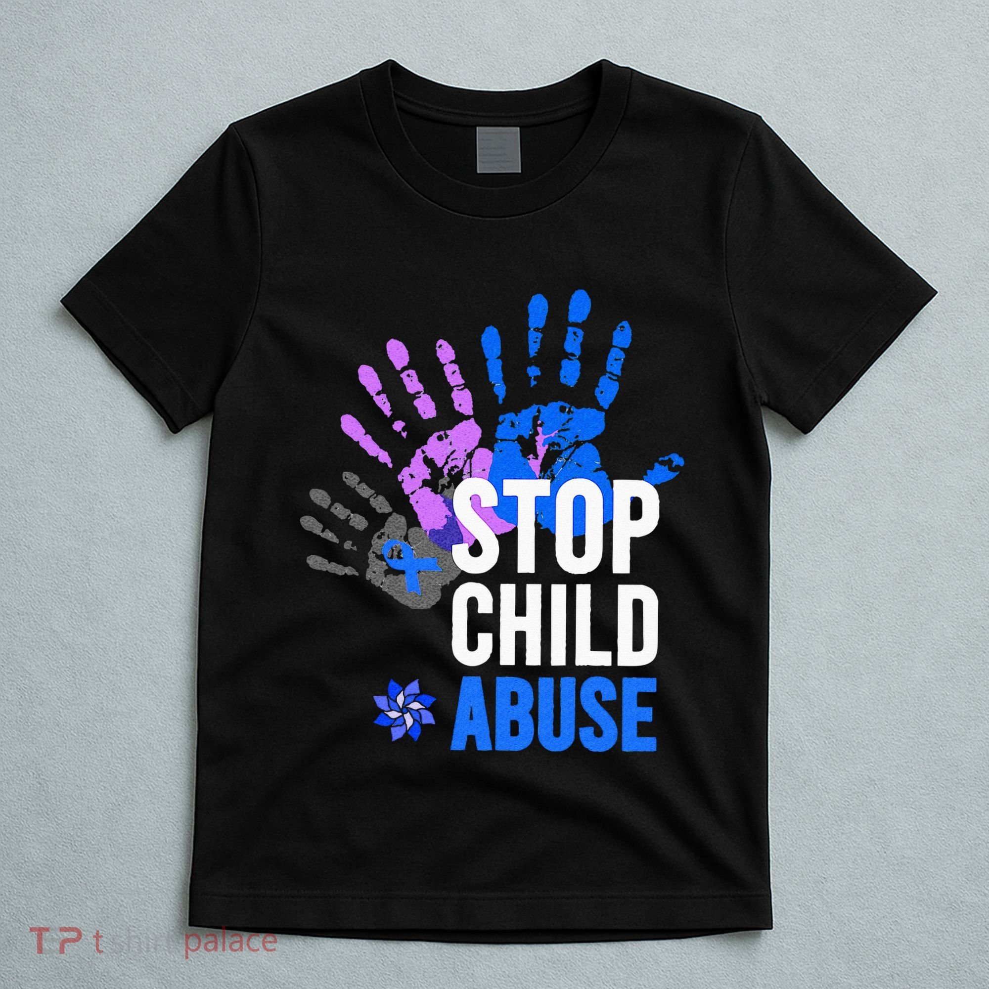 Stop Child Abuse Child Abuse Prevention Awareness T-Shirt