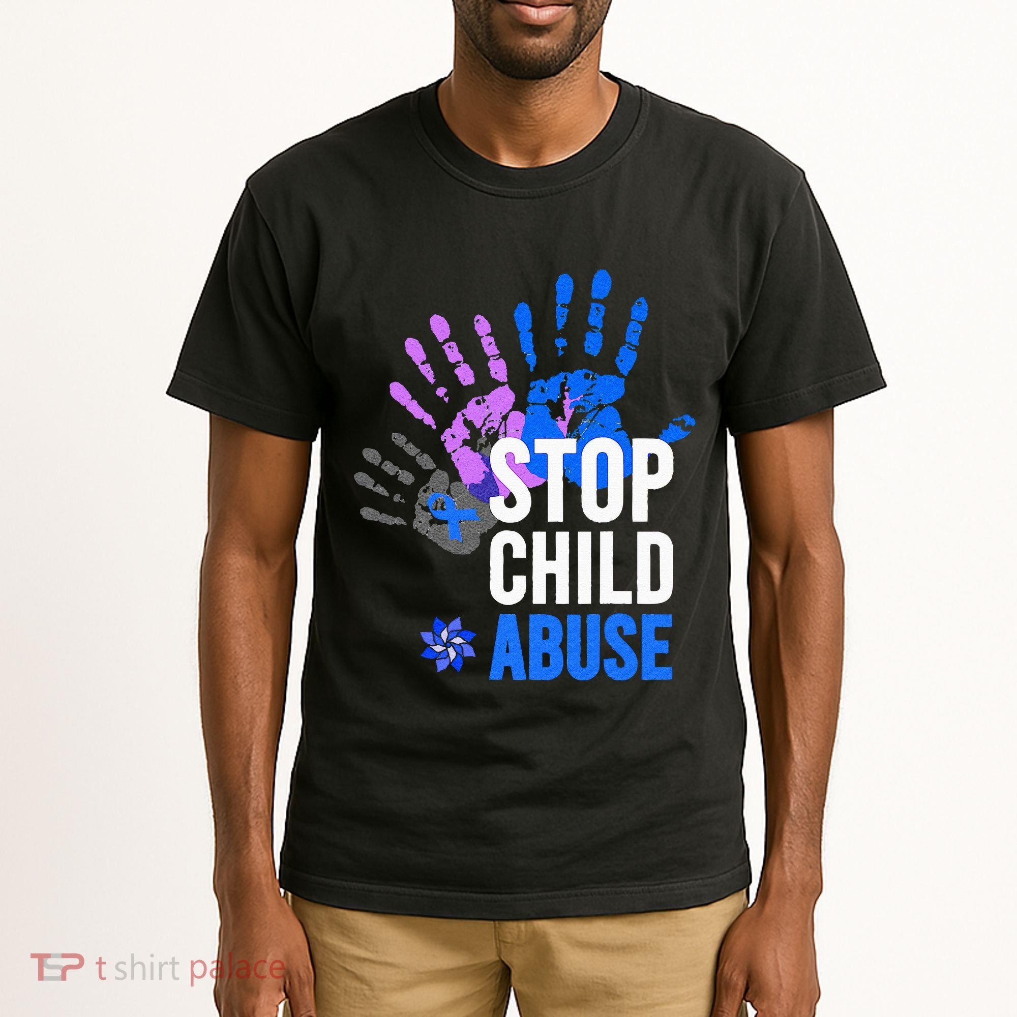 Stop Child Abuse Child Abuse Prevention Awareness Tall T-Shirt
