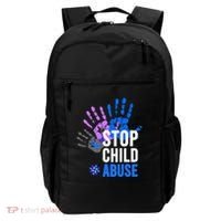 Stop Child Abuse Child Abuse Prevention Awareness Backpack thumb 0