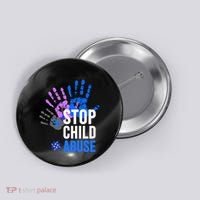 Stop Child Abuse Child Abuse Prevention Awareness Button thumb 0
