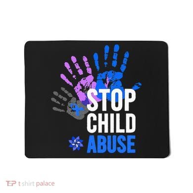 Stop Child Abuse Child Abuse Prevention Awareness Mousepad