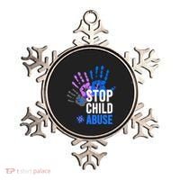 Stop Child Abuse Child Abuse Prevention Awareness Ornament thumb 0