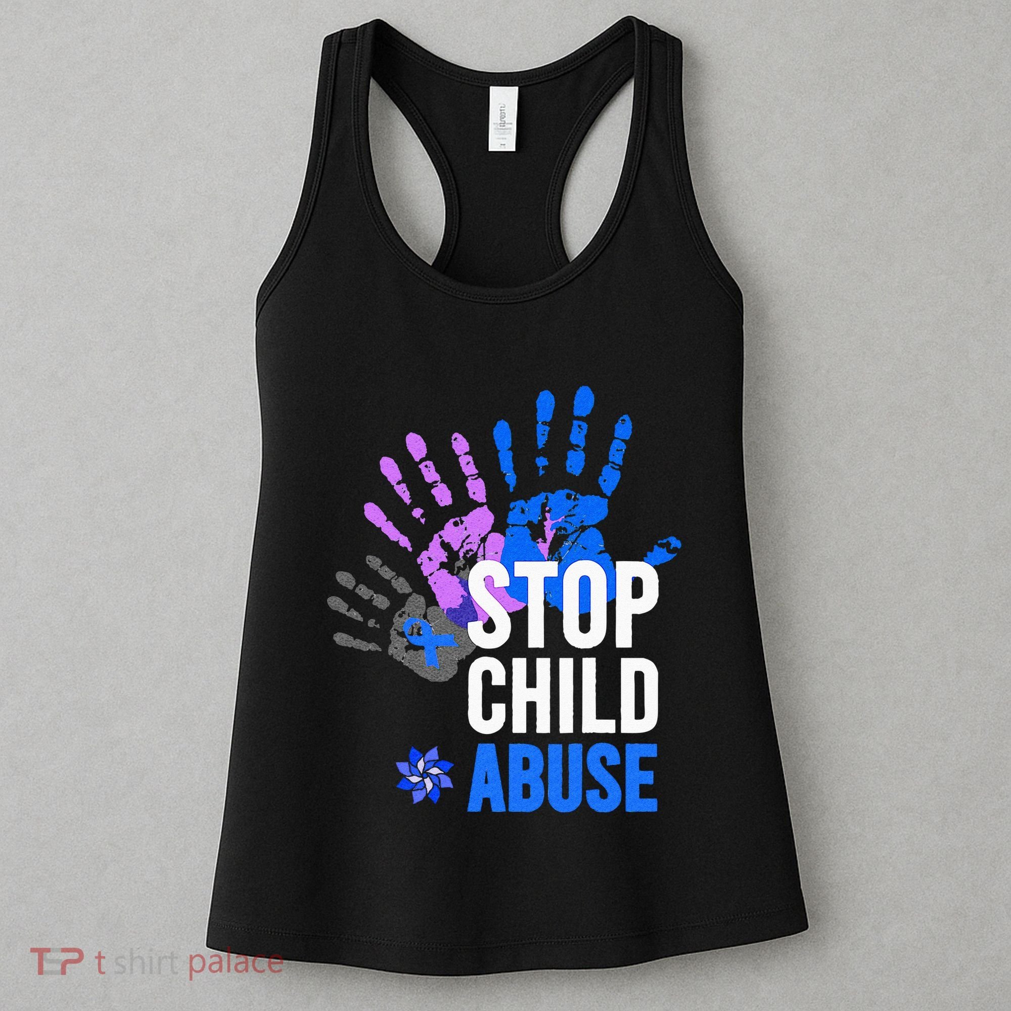 Stop Child Abuse Child Abuse Prevention Awareness Women's Tank Top
