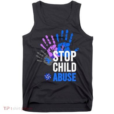 Stop Child Abuse Child Abuse Prevention Awareness Tank Top